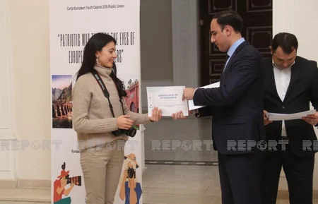 Gəncədə yerli və xarici fotoqrafların əl işlərindən ibarət sərgi keçirilib