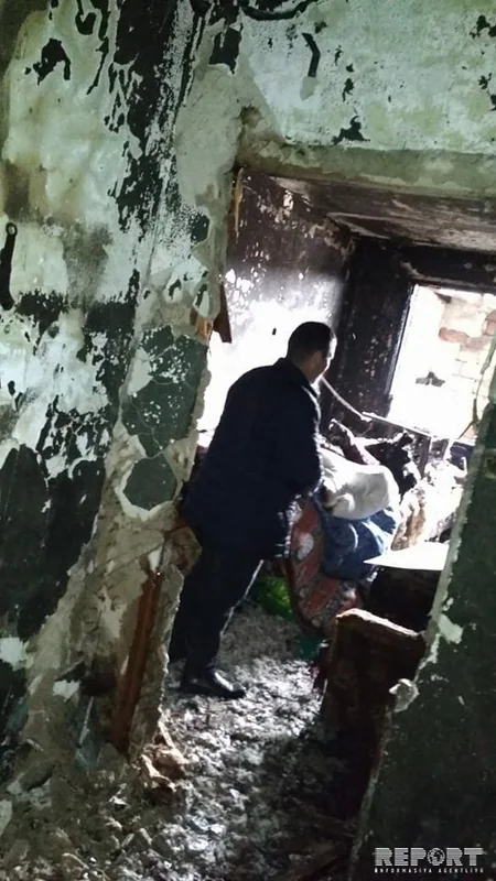 Bakıda məcburi köçkünlərin yaşadığı sanatoriyada yanğın baş verib, 7 nəfər zəhərlənib - ƏLAVƏ OLUNUB
