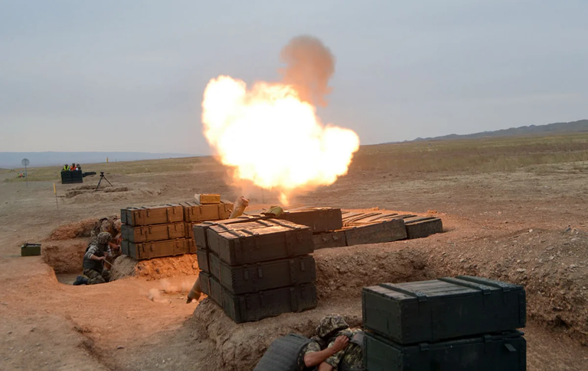 Preparation of Azerbaijani artillerymen for international contest continues