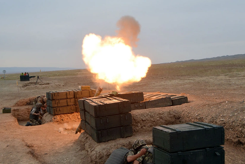 Preparation of Azerbaijani artillerymen for international contest continues