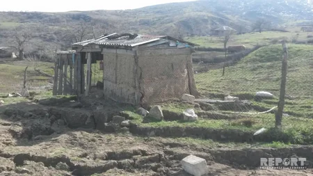 Şabranda sürüşmə baş verib, 5 evə ziyan dəyib - FOTO - VİDEO