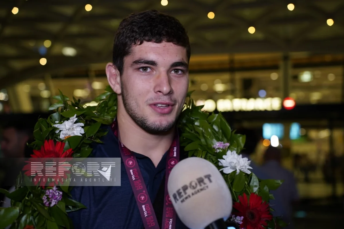 Azərbaycanın güləş üzrə Avropa çempionu: Çətin döyüşdə qalib gəldim