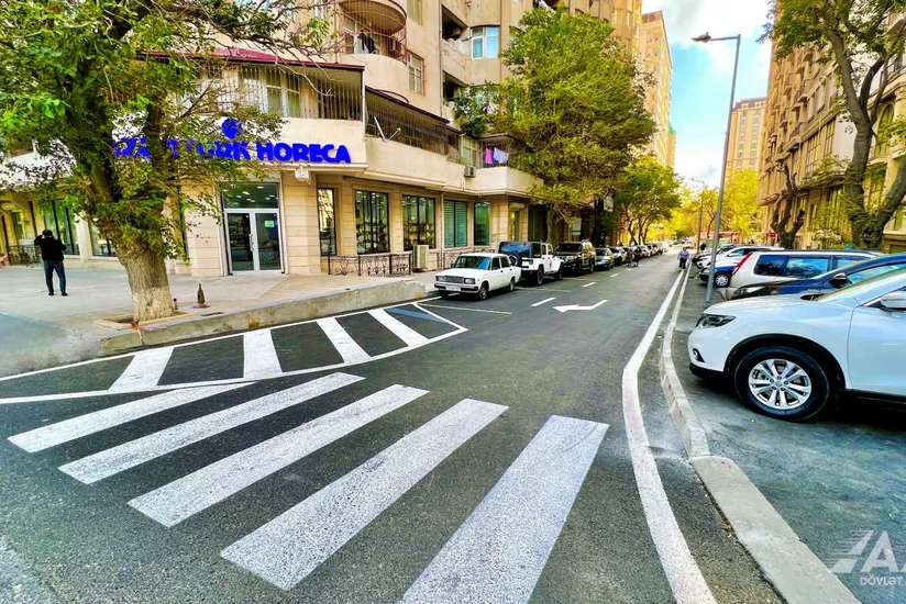 Bakının Əliəşrəf Əlizadə və Tələt Şıxəliyev küçələri əsaslı təmir edilib