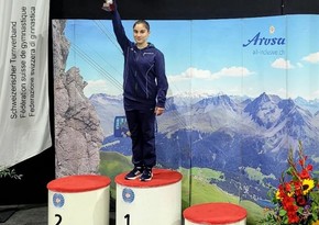 Azerbaijani gymnast awarded FIG Cup