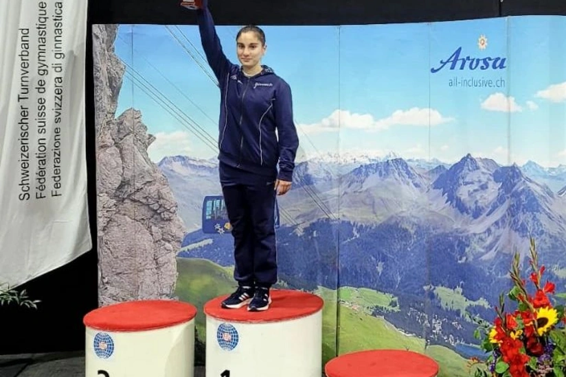 Azerbaijani gymnast awarded FIG Cup
