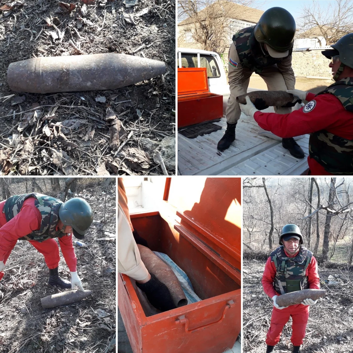 Tovuzda top mərmisi tapılıb