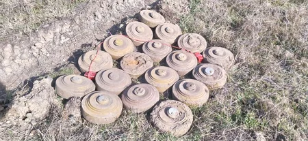 В прифронтовой зоне обнаружено 126 неразорвавшихся боеприпасов 