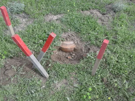 Cocuq Mərcanlıda tank əleyhinə mina və idarə olunmayan raket aşkarlanıb