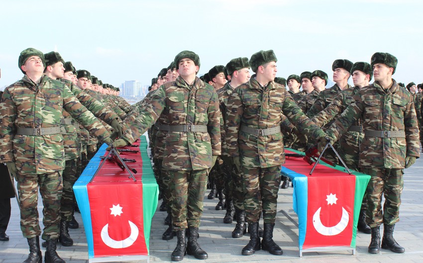 Azərbaycanda hərbi xidmətə növbəti çağırış başlayıb