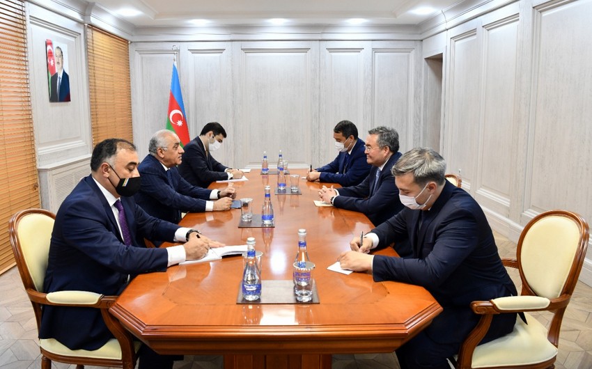 Ali Asadov meets with Deputy Prime Minister of Kazakhstan