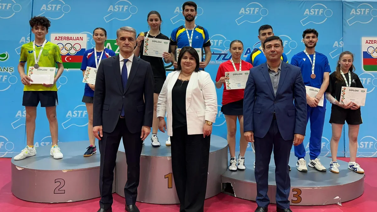 Stolüstü tennis üzrə Azərbaycan çempionatının qalibləri bəlli olub