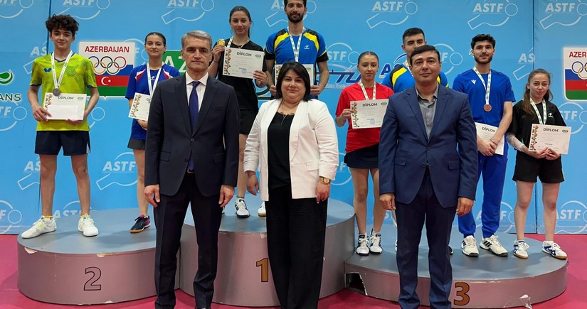 Stolüstü tennis üzrə Azərbaycan çempionatının qalibləri bəlli olub