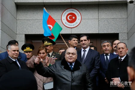Action at Turkish Embassy supports cleaning Afrin from terrorists