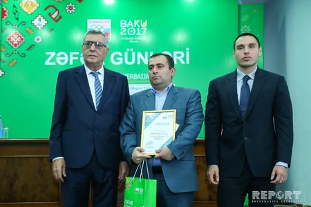 Report News Agency gets award for Baku 2017 Islamic Games