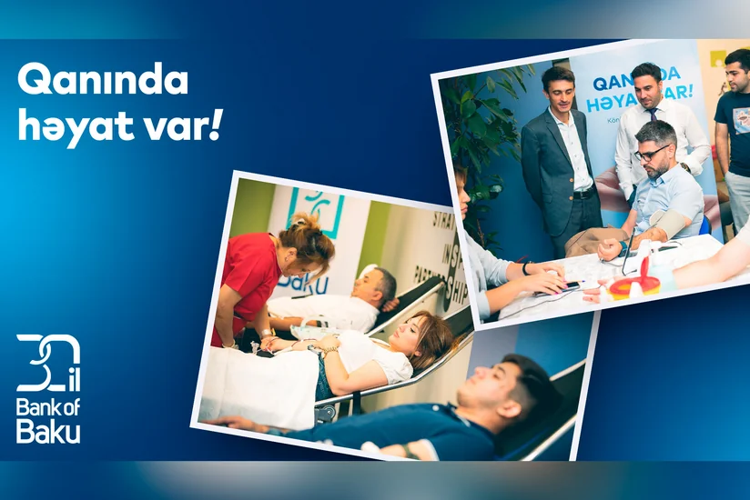 “Bank of Baku” qanvermə aksiyası keçirdi: “Qanında həyat var!”