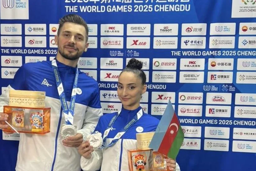 Азербайджанские гимнасты завоевали серебро на Всемирных играх