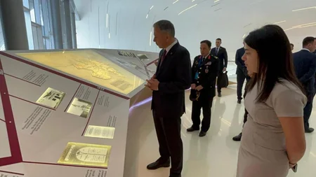 Türk Dövlətləri Təşkilatı nazirləri Heydər Əliyev Mərkəzində olublar