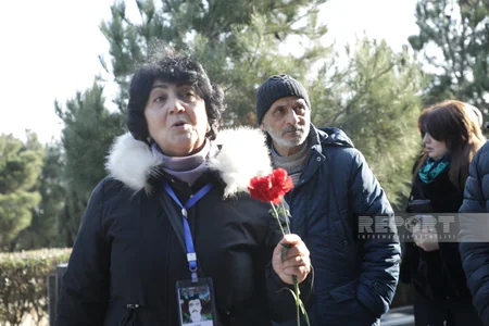 Daşaltı şəhidlərinin məzarı ziyarət olunub