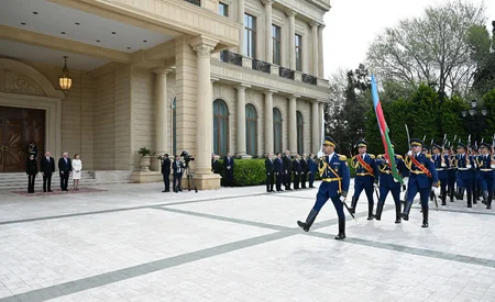 Official welcome ceremony held for President of Germany in Baku