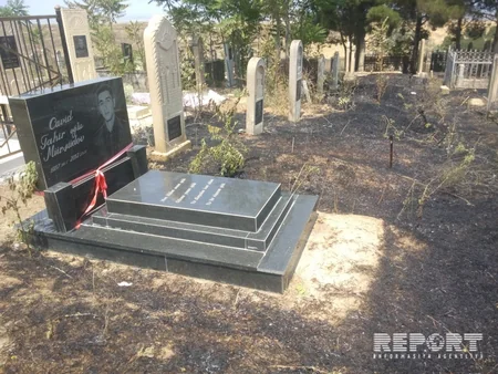 Fire occurred at Khaltan cemetery of Shabran region