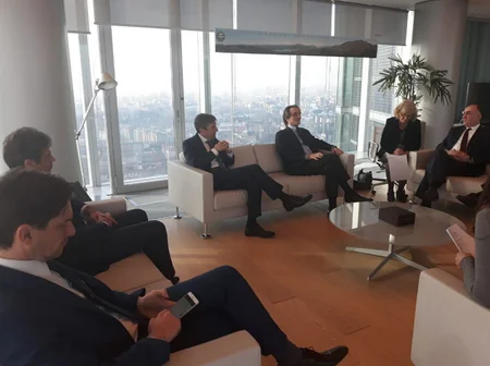 Elmar Məmmədyarov İtaliyanın Lombardiya regionunun prezidenti ilə görüşüb