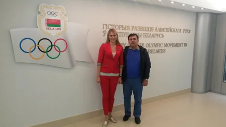 Minskdə səfərdə olan azərbaycanlı idman jurnalistləri Belarus Milli Olimpiya Komitəsini ziyarət edib