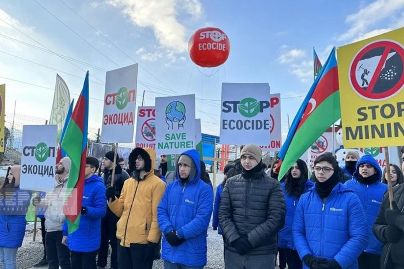 Protests on Khankandi-Lachin road continues for 49 days