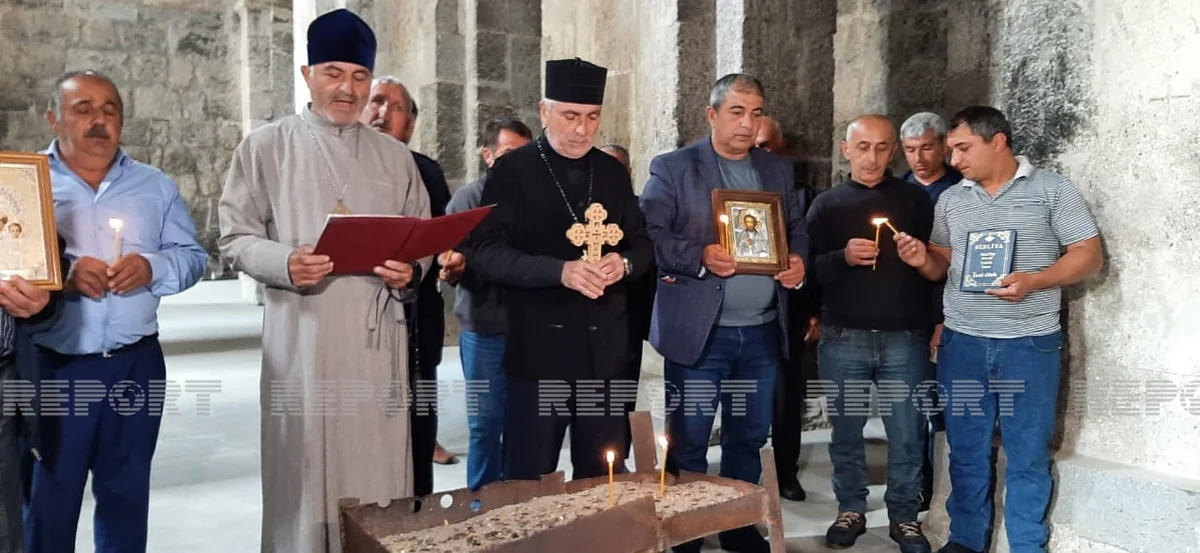 Udilər Laçındakı Ağoğlan məbədində növbəti dəfə ibadət ediblər 