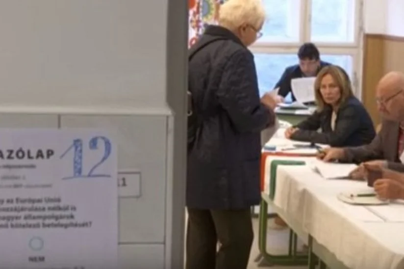 Macarıstanda qaçqınlar üzrə referendumda seçicilərin 50%-dən az hissəsi səs verib