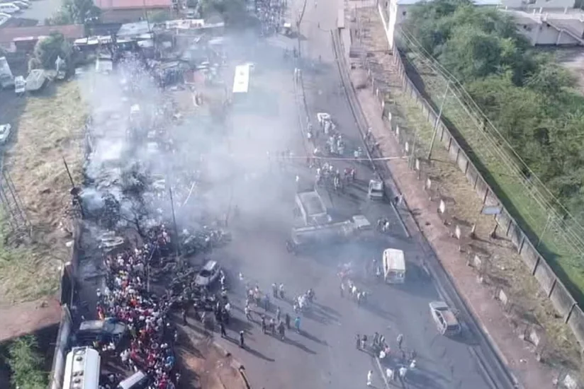 В Сьерра-Леоне при взрыве бензовоза погибли 108 человек