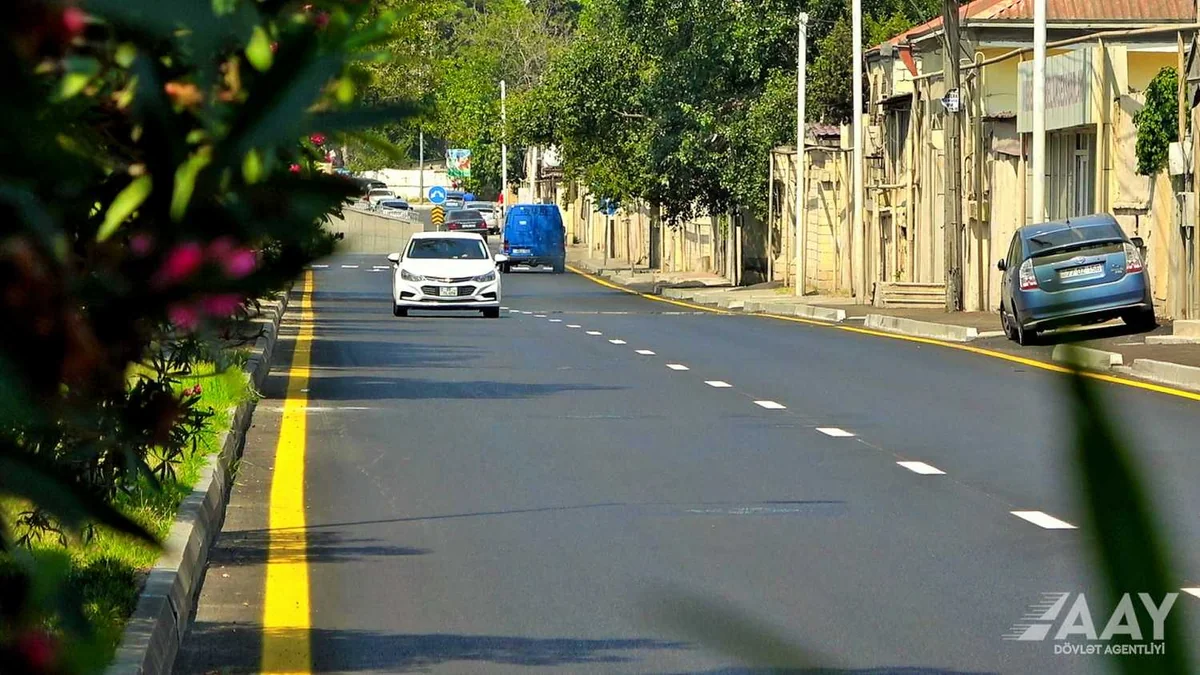 Bakının Asif Əsədullayev küçəsində təmir başa çatıb