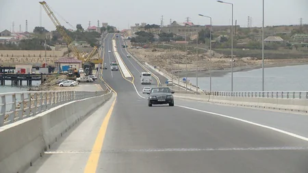 Qala-Pirallahı avtomobil yolunun 1 km-lik hissəsi yenidən qurulub