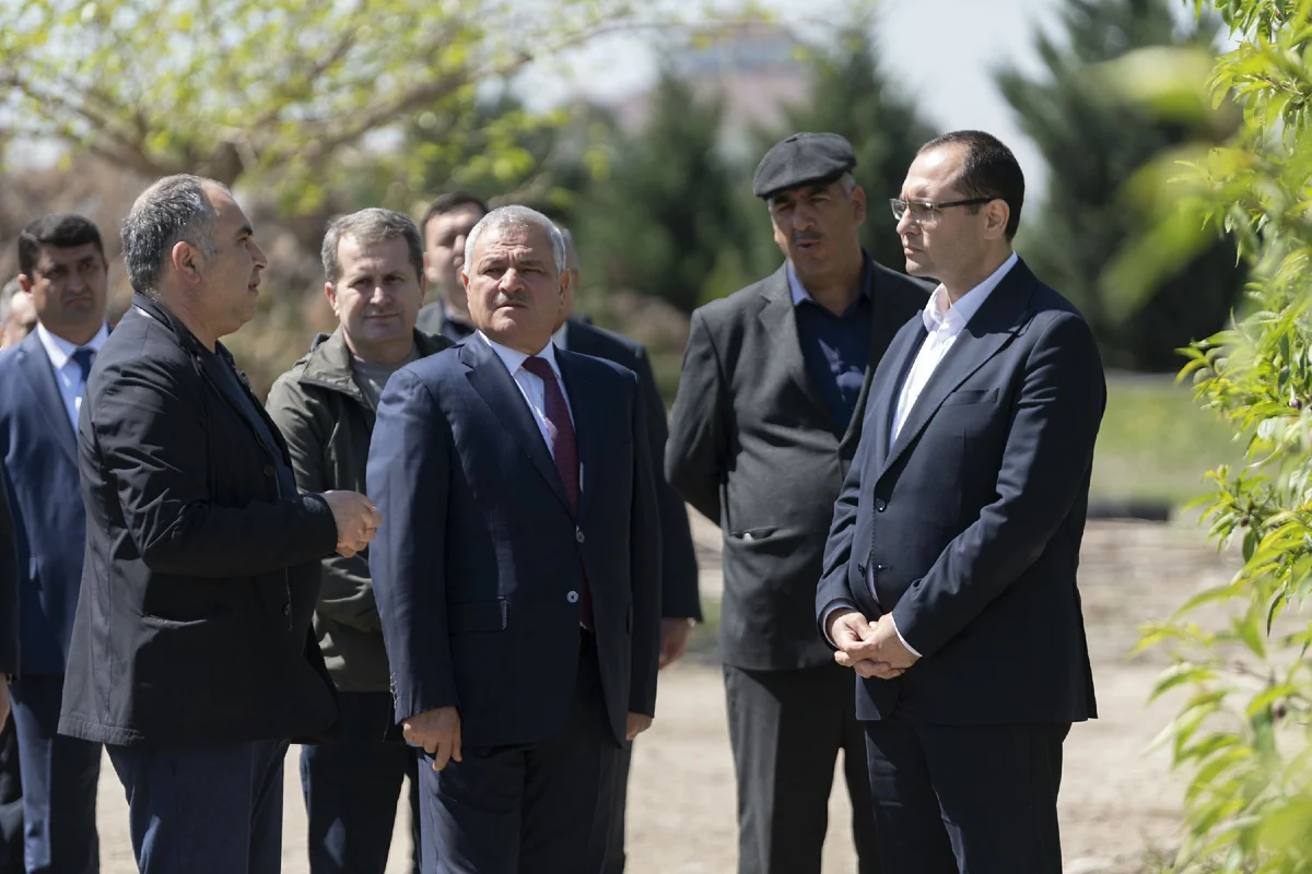 Məcnun Məmmədov Tərtər və Bərdədə təsərrüfatların fəaliyyəti ilə tanış olub