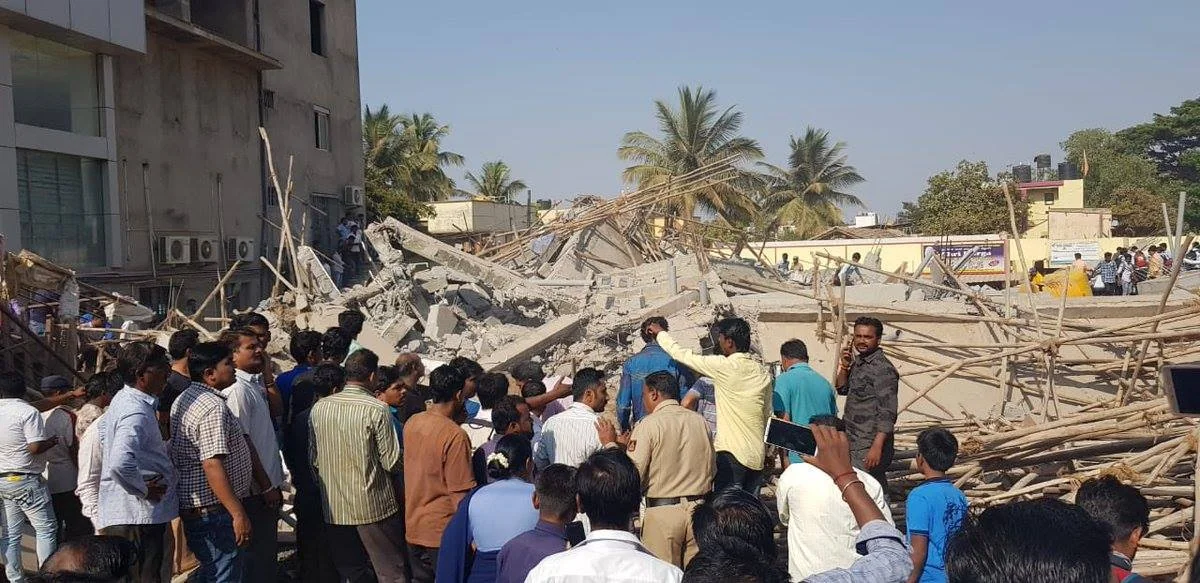 Building collapse in India: About 90 people feared trapped under rubble -PHOTO