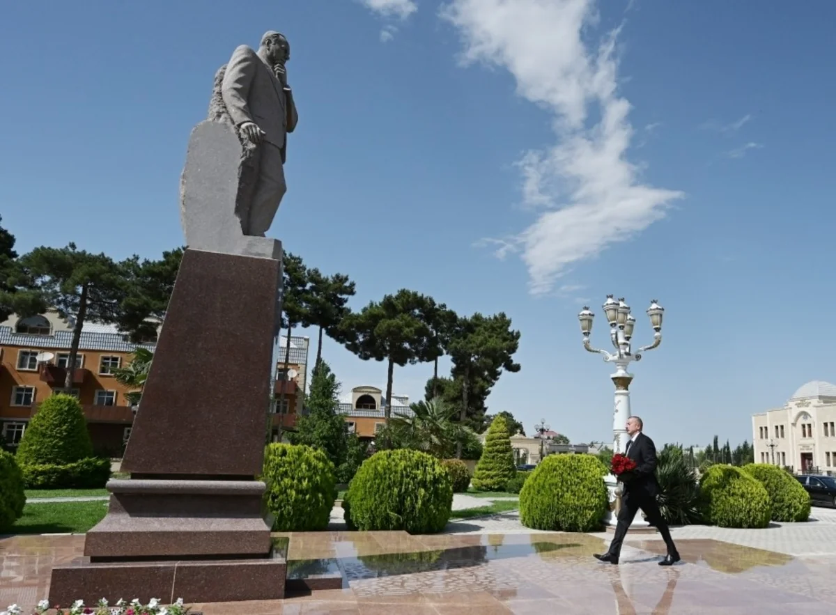 Президент Ильхам Алиев прибыл в Агджабединский район