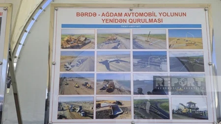 Foreign diplomats and military representatives visit Aghdam