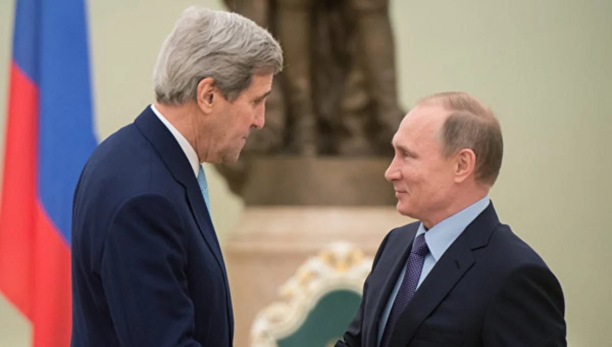 Путин отметил усилия госсекретаря США в решении ряда острых проблем