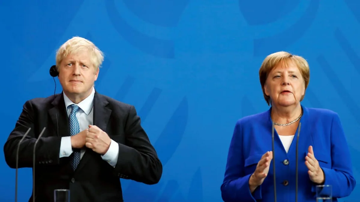 Merkel and Johnson agree on collective response to oil attack