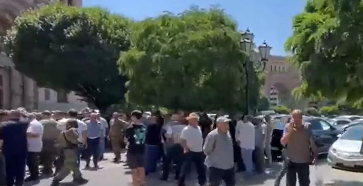 Participants of Second Karabakh war hold protest rally in Armenia