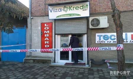 Lənkəranda kredit təşkilatından oğurlanmış seyfdəki pulun məbləği açıqlanıb - YENİLƏNİB - FOTO