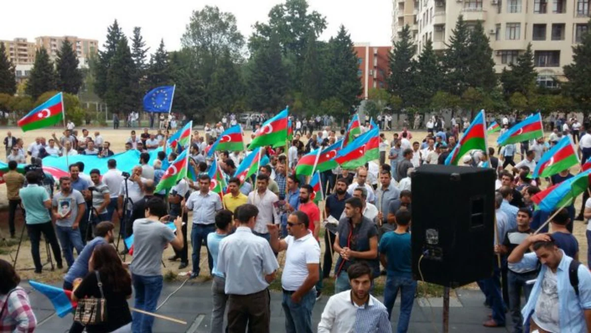 Milli Şura Bakıda etiraz aksiyası keçirib