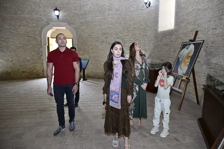 Leyla Aliyeva and Arzu Aliyeva visit Nakhchivan