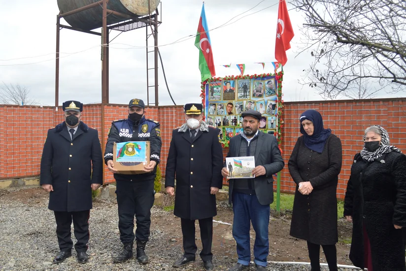Cəlilabadda Vətən müharibəsi şəhidlərinin ailələri ziyarət olundu