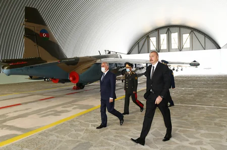 İlham Əliyev Əlahiddə Ümumqoşun Ordunun hərbi aerodromunun açılışında iştirak edib - YENİLƏNİB