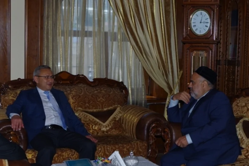 Allahşükür Paşazadə Qazaxıstanın Azərbaycandakı səfiri ilə görüşüb