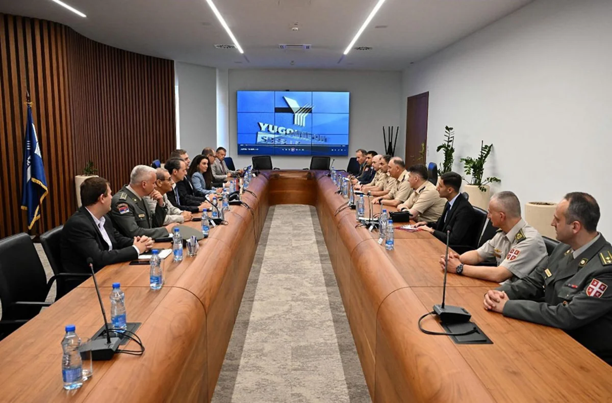 Kərəm Vəliyev Serbiyada Yugoimport SDPR şirkətini ziyarət edib