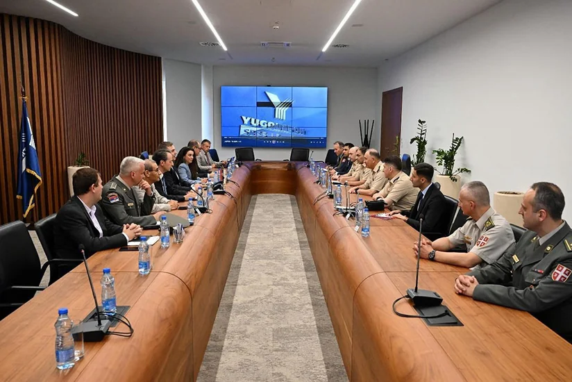 Kərəm Vəliyev Serbiyada Yugoimport SDPR şirkətini ziyarət edib