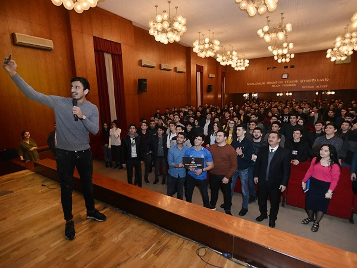 Avropa Liqasının final oyunu ilə əlaqədar ADNSU-da görüş keçirilib