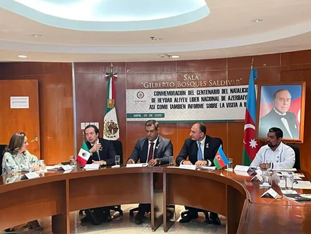 Meksika parlamentində Heydər Əliyevin 100 illik yubileyinə həsr olunan konfrans keçirilib