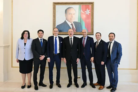 Azərbaycan Prezidenti İsrail İqtisadi Forumunun həmtəsisçisini qəbul edib - YENİLƏNİB